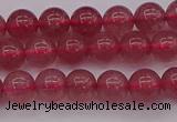 CBQ486 15.5 inches 6mm round strawberry quartz beads wholesale