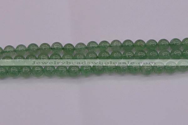 CBQ493 15.5 inches 10mm round green strawberry quartz beads