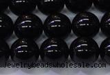 CBQ504 15.5 inches 12mm round natural black quartz beads