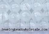 CCA540 15 inches 6mm round white calcite beads