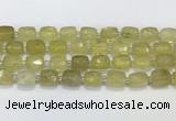 CCB895 11*15mm-12*16mm faceted cuboid quartz beads wholesale