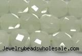 CCB904 15.5 inches 8*8mm faceted square luminous beads