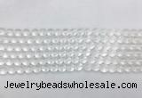 CCBS03 15 inches 6mm faceted round white crystal beads wholesale