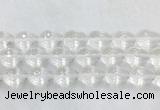 CCBS48 15 inches 13*18mm faceted teardrop white crystal beads wholesale
