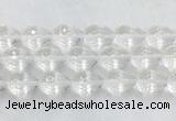 CCBS49 15 inches 15*20mm faceted teardrop white crystal beads wholesale