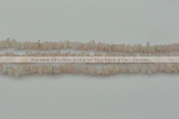 CCH656 15.5 inches 5*8mm - 6*10mm morganite gemstone chips beads