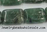 CCJ01 15.5 inches 18*25mm rectangle natural African jade beads wholesale