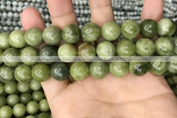 CCJ314 15.5 inches 12mm round China jade beads wholesale