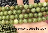 CCJ333 15.5 inches 10mm round green China jade beads wholesale
