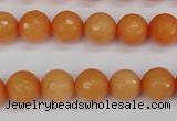 CCN1823 15 inches 10mm faceted round candy jade beads wholesale