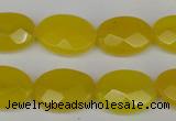 CCN2208 15.5 inches 13*18mm faceted oval candy jade beads