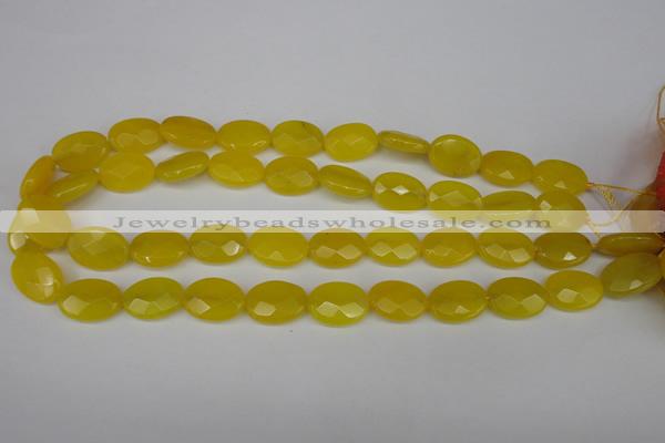 CCN2208 15.5 inches 13*18mm faceted oval candy jade beads