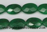 CCN2210 15.5 inches 13*18mm faceted oval candy jade beads
