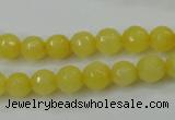 CCN2255 15.5 inches 8mm faceted round candy jade beads wholesale