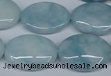 CCN2952 15.5 inches 18*25mm oval candy jade beads wholesale