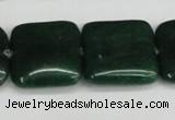 CCN3809 15.5 inches 20*20mm square candy jade beads wholesale