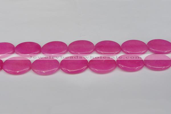 CCN3987 15.5 inches 30*40mm oval candy jade beads wholesale