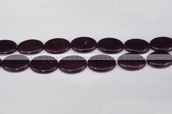 CCN3992 15.5 inches 30*40mm oval candy jade beads wholesale