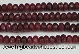 CCN4104 15.5 inches 2*4mm faceted rondelle candy jade beads