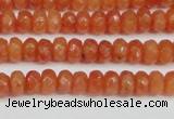 CCN4121 15.5 inches 4*6mm faceted rondelle candy jade beads