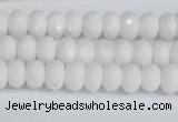 CCN4150 15.5 inches 5*8mm faceted rondelle candy jade beads