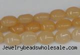 CCN515 15.5 inches 8*10mm oval candy jade beads wholesale
