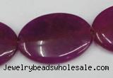 CCN557 15.5 inches 25*35mm oval candy jade beads wholesale