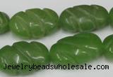 CCN683 15.5 inches 15*23mm carved oval candy jade beads wholesale