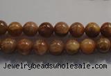 CCS351 15.5 inches 6mm round AB grade natural golden sunstone beads