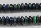 CCS74 15.5 inches 6*10mm rondelle dyed chrysocolla gemstone beads