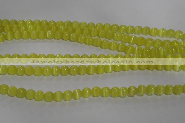 CCT1272 15 inches 5mm round cats eye beads wholesale
