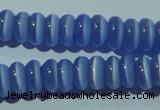 CCT239 15 inches 3*6mm rondelle cats eye beads wholesale