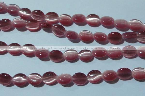 CCT666 15 inches 8*10mm oval cats eye beads wholesale