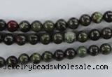 CDB250 15.5 inches 6mm round natural dragon blood jasper beads