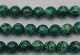 CDE2077 15.5 inches 4mm round dyed sea sediment jasper beads