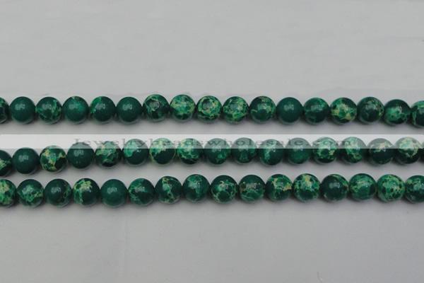CDE2081 15.5 inches 12mm round dyed sea sediment jasper beads