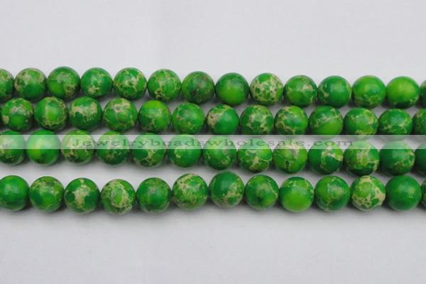 CDE2226 15.5 inches 16mm round dyed sea sediment jasper beads