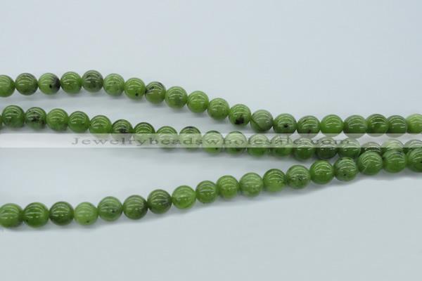 CDJ141 15.5 inches 8mm round Canadian jade beads wholesale