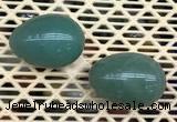 CDN337 35*50mm egg-shaped green aventurine decorations wholesale