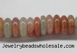 CDQ31 15.5 inches 4*14mm rondelle natural red quartz beads wholesale