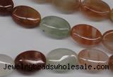 CDQ51 15.5 inches 10*14mm oval natural red quartz beads wholesale