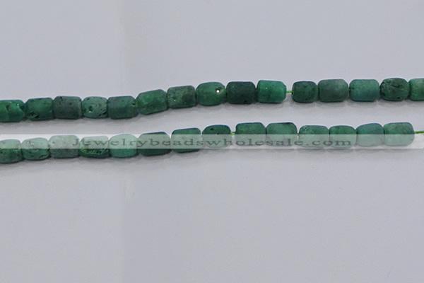 CDQ606 8 inches 6*8mm drum druzy quartz beads wholesale