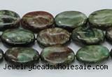 CEM14 15.5 inches 12*16mm oval emerald gemstone beads wholesale