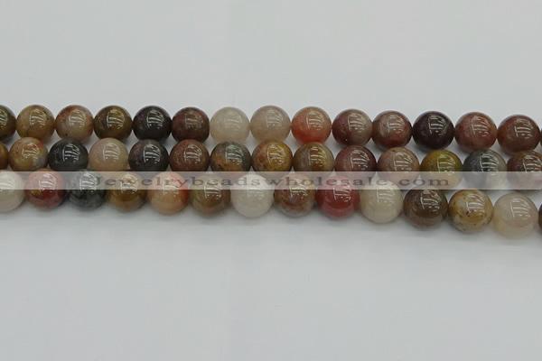 CFJ203 15.5 inches 10mm round fancy jasper beads wholesale