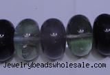 CFL1073 15 inches 12*20mm rondelle natural fluorite gemstone beads