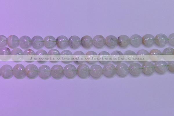 CFL1208 15.5 inches 10mm flat round green fluorite gemstone beads