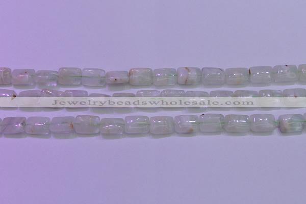CFL1224 15.5 inches 10*14mm rectangle green fluorite gemstone beads