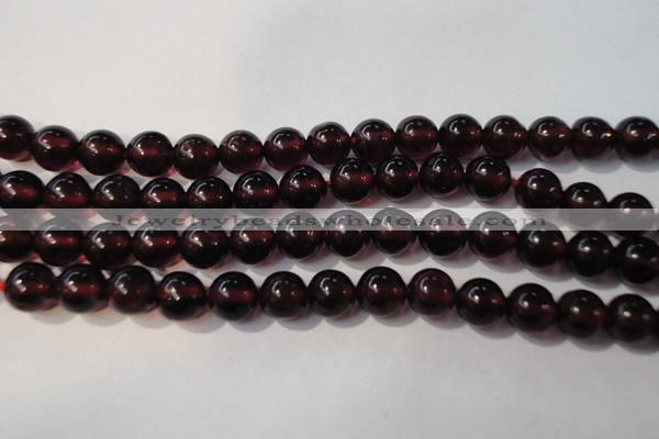 CGA358 15 inches 5mm round natural red garnet beads wholesale