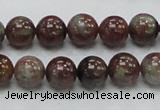 CGA50 15.5 inches 10mm round red green garnet gemstone beads