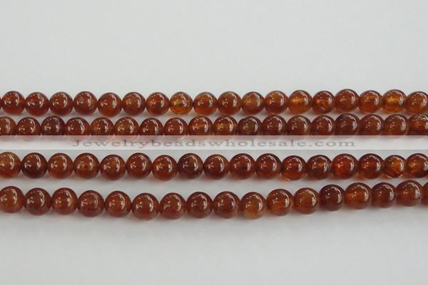CGA511 15.5 inches 6mm round AA grade yellow red garnet beads